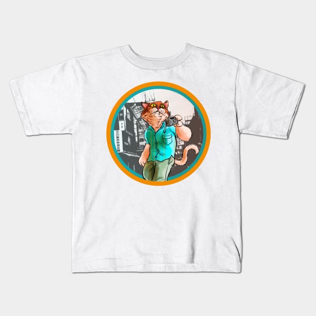 photographing the streets of japan Kids T-Shirt by spyll.photography